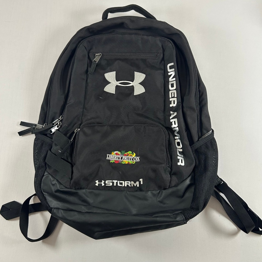 Under Armour Storm 1 Backpack Unisex One Size Black Adjustable Laptop School Gym